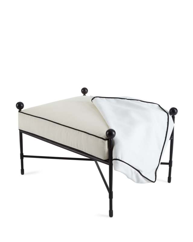 Avery Neoclassical Ottoman Replacement Cover